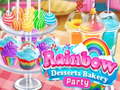 Hra Rainbow Desserts Bakery Party