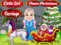 Hra Little Girl Clean Christmas Carriage