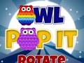 Hra Owl Pop It Rotate