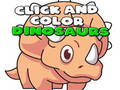 Hra Click And Color Dinosaurs