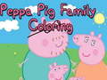 Hra Peppa Pig Family Coloring