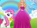 Hra Barbie and Pony Dressup