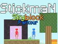 Hra Stickman Skyblock Parkour