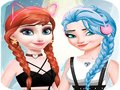 Hra Elsa and Anna Dress Up Makeup 