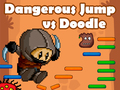 Hra Dangerous Jump vs Doodle Jump