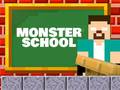 Hra Monster School: Roller Coaster & Parkour
