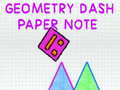 Hra Geometry Dash Paper Note