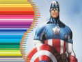 Hra Coloring Book for Captain America
