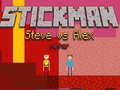 Hra Stickman Steve vs Alex Nether