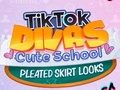 Hra TikTok Divas Cute School Pleated Skirt Looks