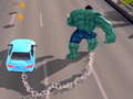 Hra Chained Car vs Hulk 