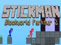 Hra Stickman Blockworld Parkour 2