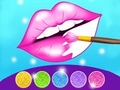 Hra Glitter Lips Coloring Game