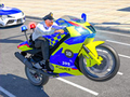 Hra Police Bike Stunt Race Game