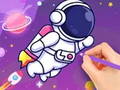 Hra Coloring Book: Astronaut