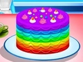 Hra Cooking Rainbow Cake