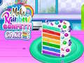 Hra Make Rainbow Confetti Cake