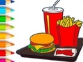 Hra Coloring Book: Hamburger