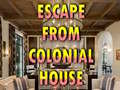 Hra Escape From Colonial House