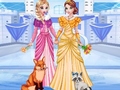 Hra Elsa & Anna's Icy Dress Up