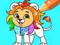 Hra Coloring Book: Lion