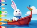 Hra Coloring Book: Sailing Rabbit