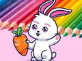 Hra Coloring Book: Rabbit Pull Up Carrot