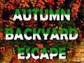 Hra Autumn Backyard Escape 