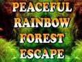 Hra Peaceful Rainbow Forest Escape 