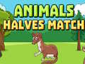 Hra Animals Halves Match