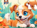 Hra Jigsaw Puzzle: Dog And Garden