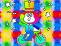 Hra Coloring Book: Monkey Rides Unicycle
