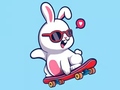 Hra Coloring Book: Rabbit Skateboard