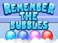Hra Remember the Bubbles