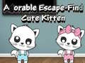 Hra Adorable Escape Find Cute Kitten
