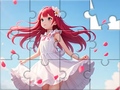 Hra Jigsaw Puzzle: White Dress Girl