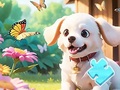 Hra Jigsaw Puzzle: Dog In Garden