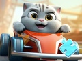 Hra Jigsaw Puzzle: Cat Racing Driver