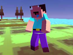 Craft Parkour Noob Steve 2 .