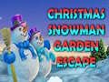 Hra Christmas Snowman Garden Escape