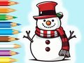 Hra Coloring Book: Snowman Family