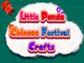 Hra Little Panda Chinese Festival Crafts