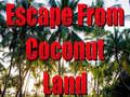 Hra Escape From Coconut Land