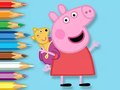 Hra Coloring Book: Peppa With Toy Bear