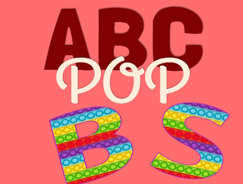 Pop-it abeceda .