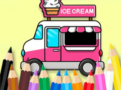 Hra Coloring Book: Ice Cream Car