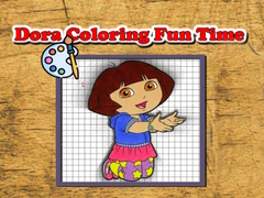 Hra Dora Coloring Fun Time