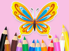 Hra Coloring Book: Beautiful Butterfly