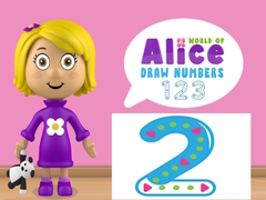 Hra World of Alice Draw Numbers