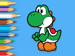 Hra Coloring Book: Yoshi Fishing Time